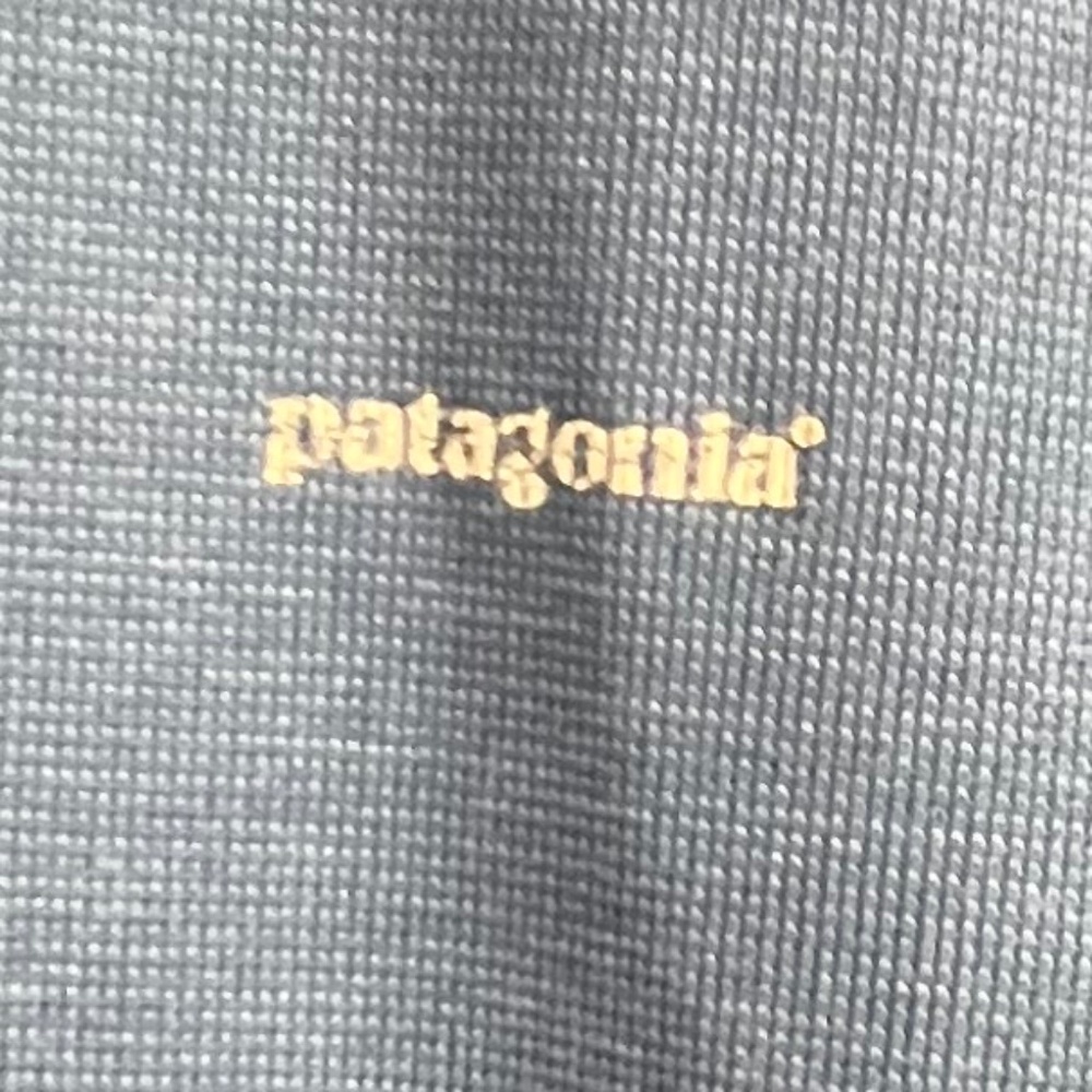 Patagonia Vintage MENS Capilene Medium Blue Long Sleeve Shirt Size L - Picture 4 of 9